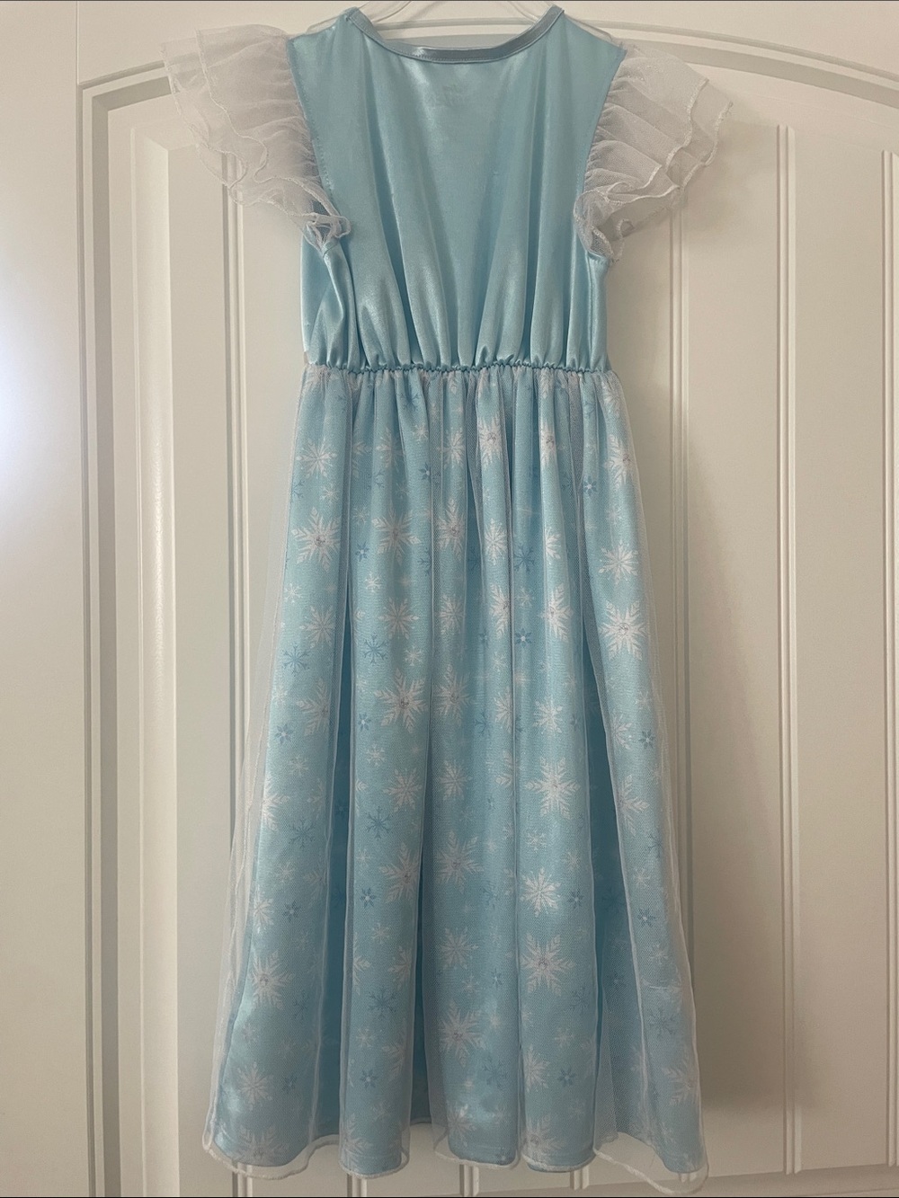 Disney Frozen Light Blue Elsa Snowflake Nightgown - Picture 3 of 4